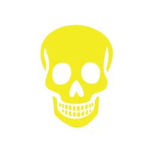 Kuru Kafa Sticker17x17 Cm Sarı