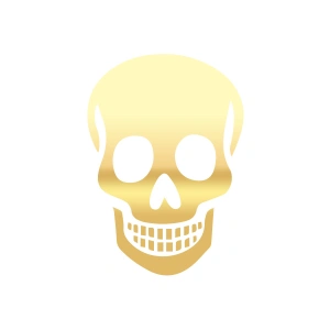 Kuru Kafa Sticker17x17 Cm Gold