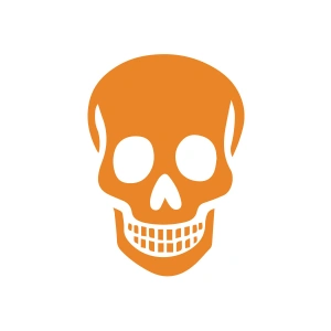 Kuru Kafa Sticker17x17 Cm Turuncu