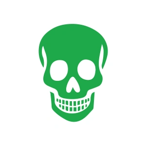 Kuru Kafa Sticker17x17 Cm Yeşil