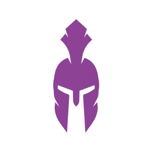 Miğfer Sticker17x17 Cm Mor