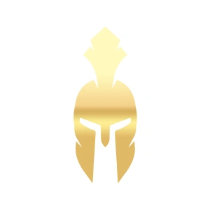 Miğfer Sticker17x17 Cm Gold