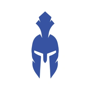 Miğfer Sticker17x17 Cm Mavi