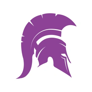 Miğfer Sticker17x17 Cm Mor