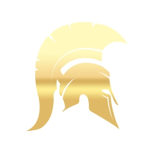 Miğfer Sticker17x17 Cm Gold