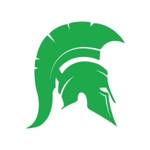 Miğfer Sticker17x17 Cm Yeşil