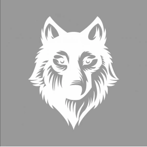 Kurt Sticker17x17 Cm Beyaz