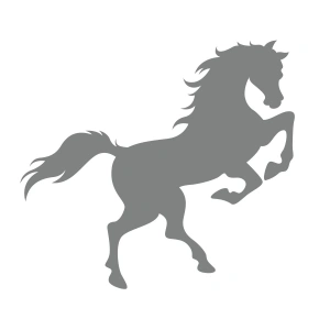 At Sticker 17x17 Cm Gri