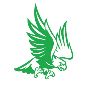 Kartal Sticker17x17 Cm Yeşil