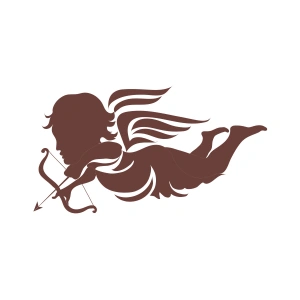 Eros Sticker 17x17 Cm Kahverengi