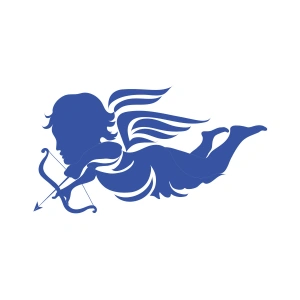 Eros Sticker 17x17 Cm Mavi