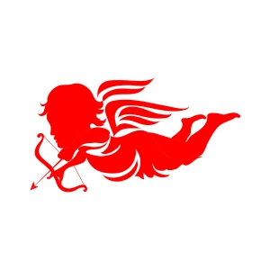 Eros Sticker 17x17 Cm Kırmızı