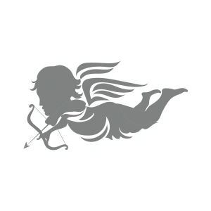 Eros Sticker 17x17 Cm Gri