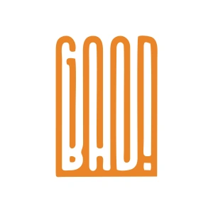 Good Bad Sticker17x17 Cm Turuncu