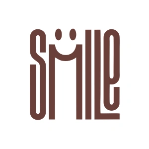 Smile Sticker  17x17 Cm Kahverengi