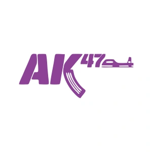 ak47 sticker17x17 Cm Mor