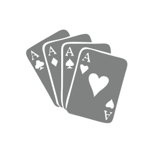 4 As Sticker17x17 Cm Gri