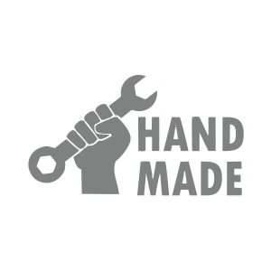 Hand Made Anahtar El Yapımı Sticker17x17 Cm Gri