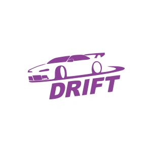 Drit Araba Sticker17x17 Cm Mor