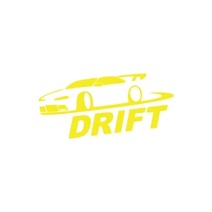 Drit Araba Sticker17x17 Cm Sarı