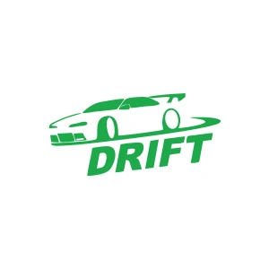 Drit Araba Sticker17x17 Cm Yeşil
