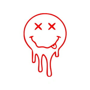 Akan Surat Sticker17x17 Cm Kırmızı