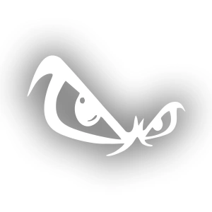 Gözler Sticker 17x17 Cm Beyaz