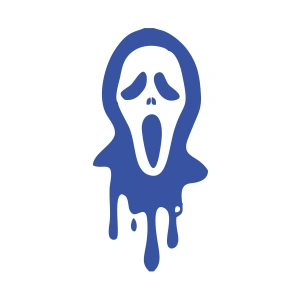 Hayalet Sitcker17x17 Cm Mavi