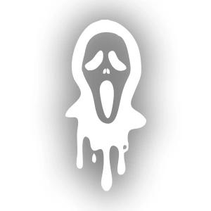 Hayalet Sitcker17x17 Cm Beyaz