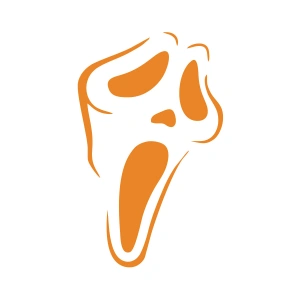 Hayalet Sitcker17x17 Cm Turuncu