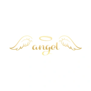 Angel Sticker 17x17 Cm Gold