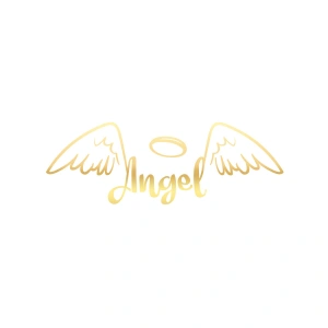 Angel Sticker 17x17 Cm Gold