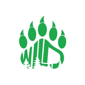 Wild Sticker 17x17 Cm Yeşil