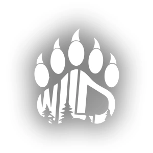 Wild Sticker 17x17 Cm Beyaz