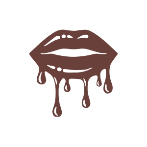 Akan Dudak Sticker 17x17 Cm Kahverengi