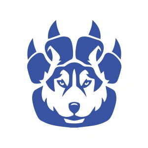 Wild Kurt Sticker 17x17 Cm Mavi