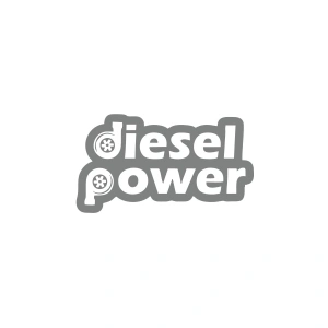 Diesel Power Sticker 17x17 Cm Gri