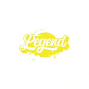 Legend Sticker 17x17 Cm Sarı