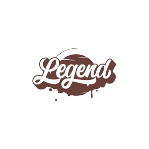 Legend Sticker 17x17 Cm Kahverengi