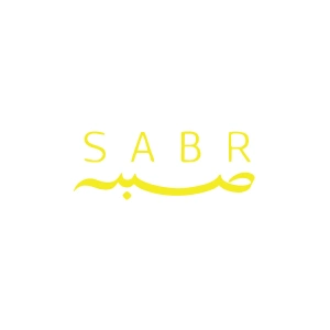 Sabr Arapça ve Türkçe Sticker 17x17 Cm Sarı