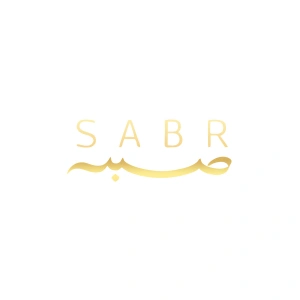 Sabr Arapça ve Türkçe Sticker 17x17 Cm Gold
