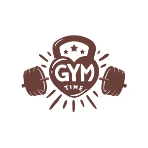 GYM Times Sticker 17x17 Cm Kahverengi