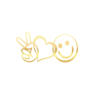 Hipi Sticker Hipi Sticker 17x17 Cm Gold