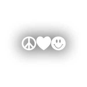 Hipi Sticker Hipi Sticker 17x17 Cm Beyaz