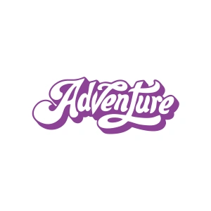 Adventure Sticker 17x17 Cm Mor