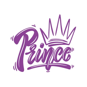 Prince Sticker 17x17 Cm Mor