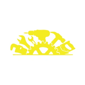 El Aletleri Sticler 17x17 Cm Sarı