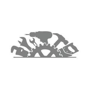 El Aletleri Sticler 17x17 Cm Gri