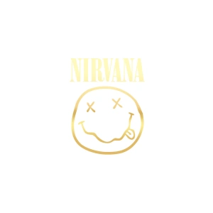 Nirvana Surat Sticker 17x17 Cm Gold