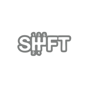 Shift Vites Sticker 17x17 Cm Gri